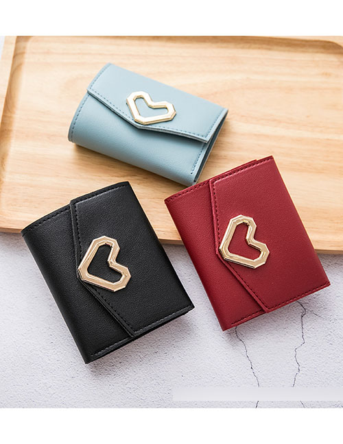 Monedero De Tres Pliegues Pu Love