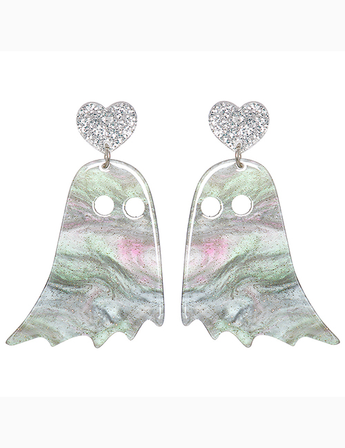 Fashion Ghost Acrylic Halloween Ghost Stud Earrings