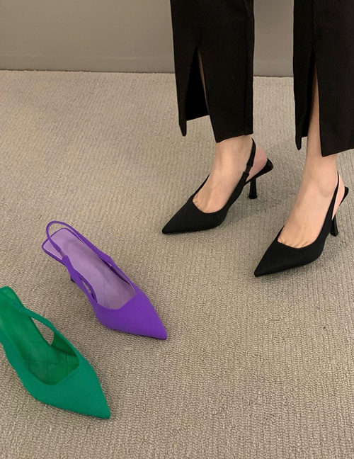 Fashion Red High Heel Pointed Toe Sandals