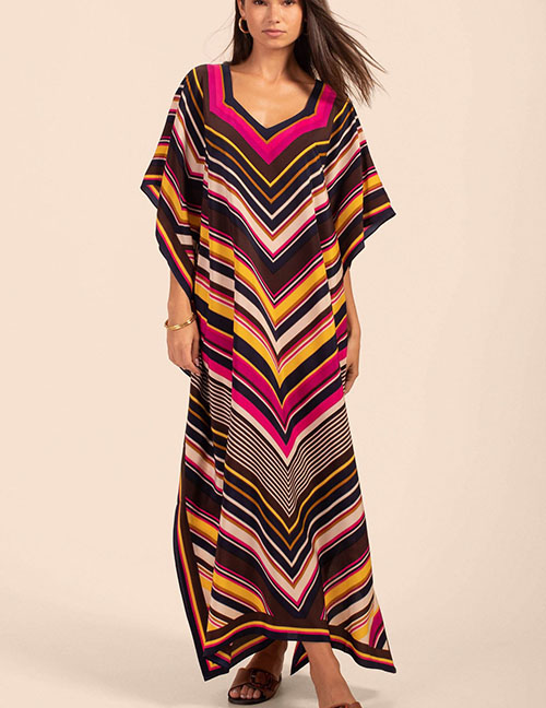Fashion Color (zs1836) Geometric Square Neck Blouse