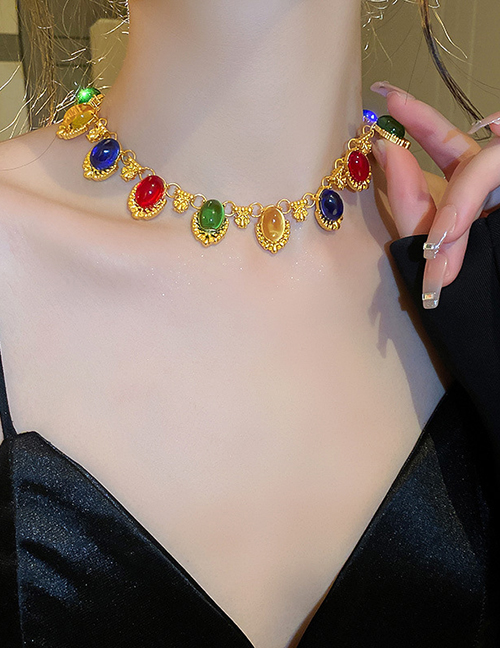 Collar Oval Colorido