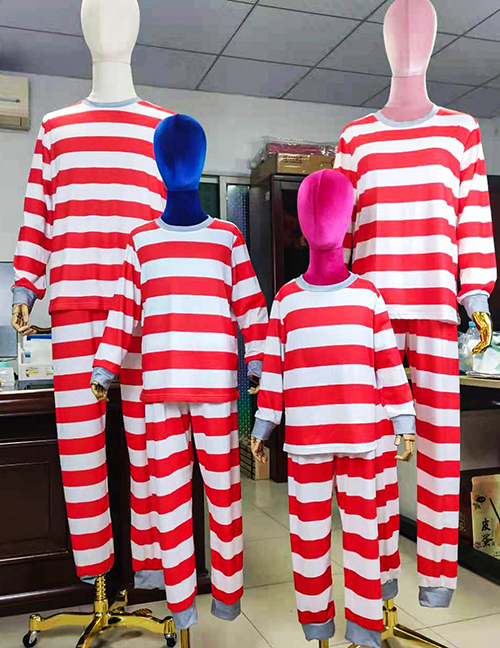 Body De Bebé Con Cuello Redondo Y Rayas Navideñas