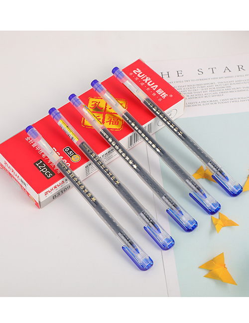 Fashion Red Large Capacity Syringe Gel Pen