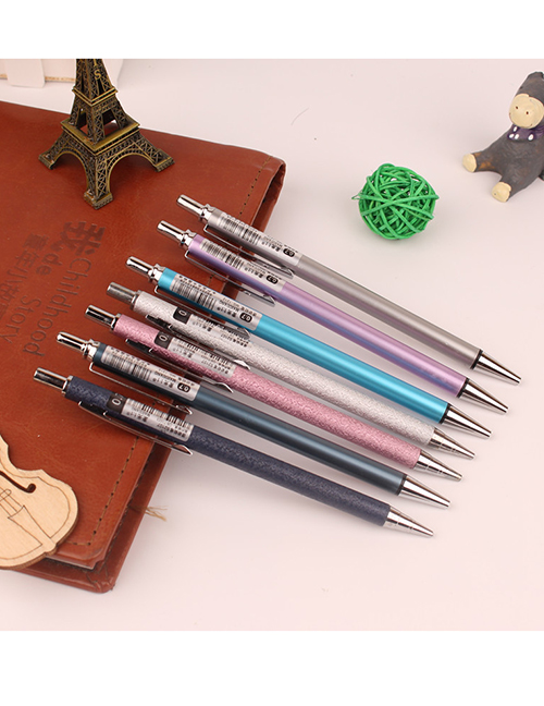 Fashion Frosted 0.7 Black/dark Blue Frosted Mechanical Pencil