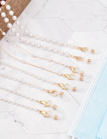 Cadena Para Gafas Con Perlas Y Cuentas De Mijo