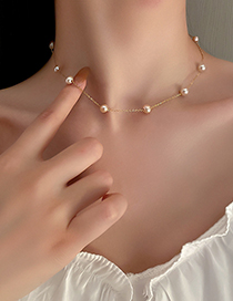 Fashion White Freshwater Pearl Necklace