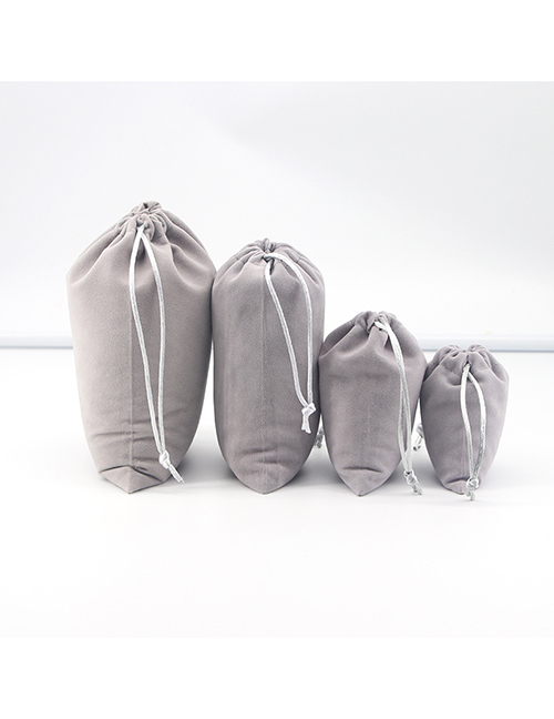 Fashion Lotus Root Pink 9x12cm 50 Batches Fleece-knit Drawstring Drawstring Pocket
