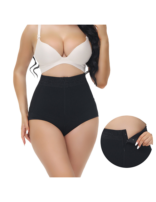 Pantalones Moldeadores De Cintura Alta Con Botones Y Control De Barriga