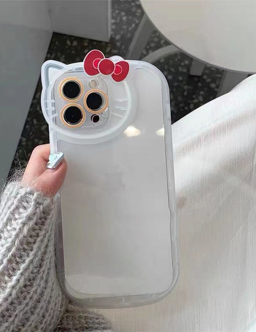 Funda Para Iphone Con Cámara De Gato Tpu