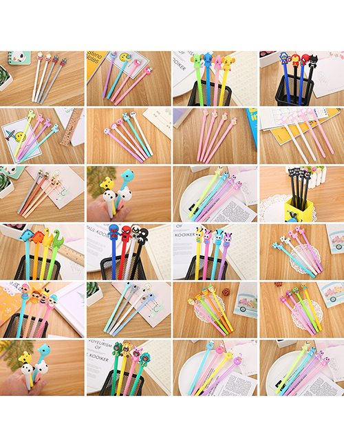 Fashion One Piece Of Animal Gel Pen Plastic Cartoon Gel Pen