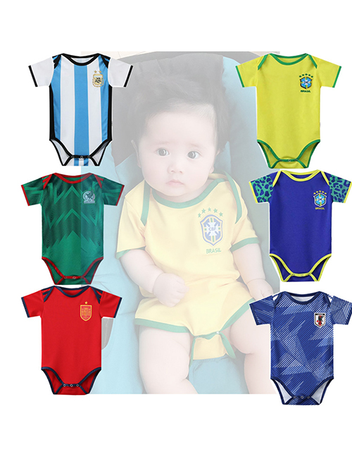 Camiseta De Fútbol Gateando Con Estampado Geométrico