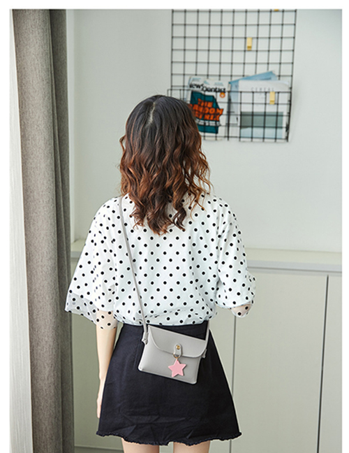 Bolso Bandolera Con Solapa De Pu