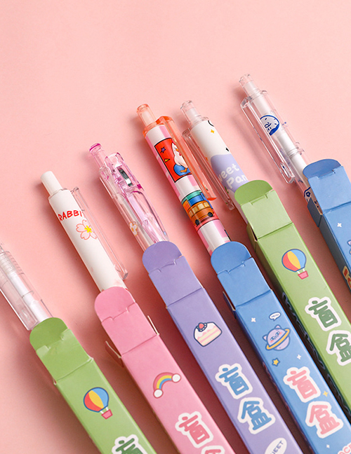 Fashion Lingering Girl Plastic Cartoon Stationery Blind Box Gel Pen