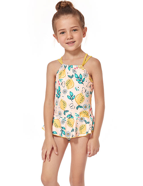 Bañador De Una Pieza Con Estampado De Nailon