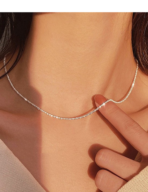 Fashion Silver 1 Fave Sparkling 520 Vegetarian Rural Necklace
