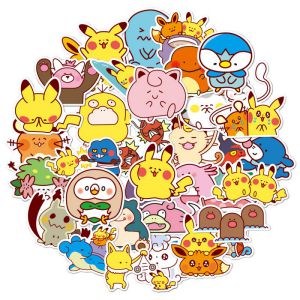 Fashion 36 Cute Versions Of Pokemon Pvc Cartoon Graffiti Waterproof Sticker