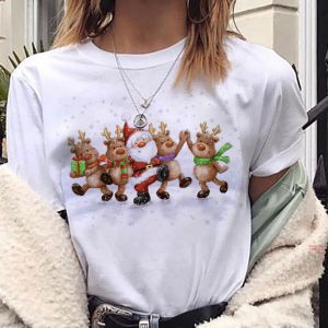 Manga Corta Con Cuello Redondo Y Estampado De Poliéster