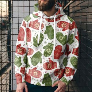 Sudadera Con Capucha De Poliéster Estampada