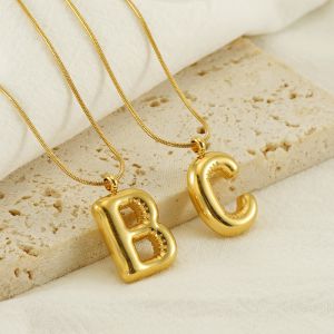 Collar De 26 Letras De Acero Titanio