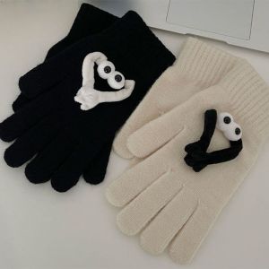 Guantes De Cinco Dedos De Punto De Poliéster