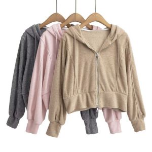 Sudadera Con Capucha Y Cremallera De Poliéster