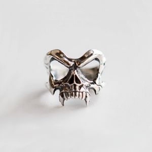 Fashion Silver Copper Skull Ring