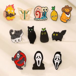 Fashion Skeleton 6196 Alloy Geometric Oil Drop Brooch