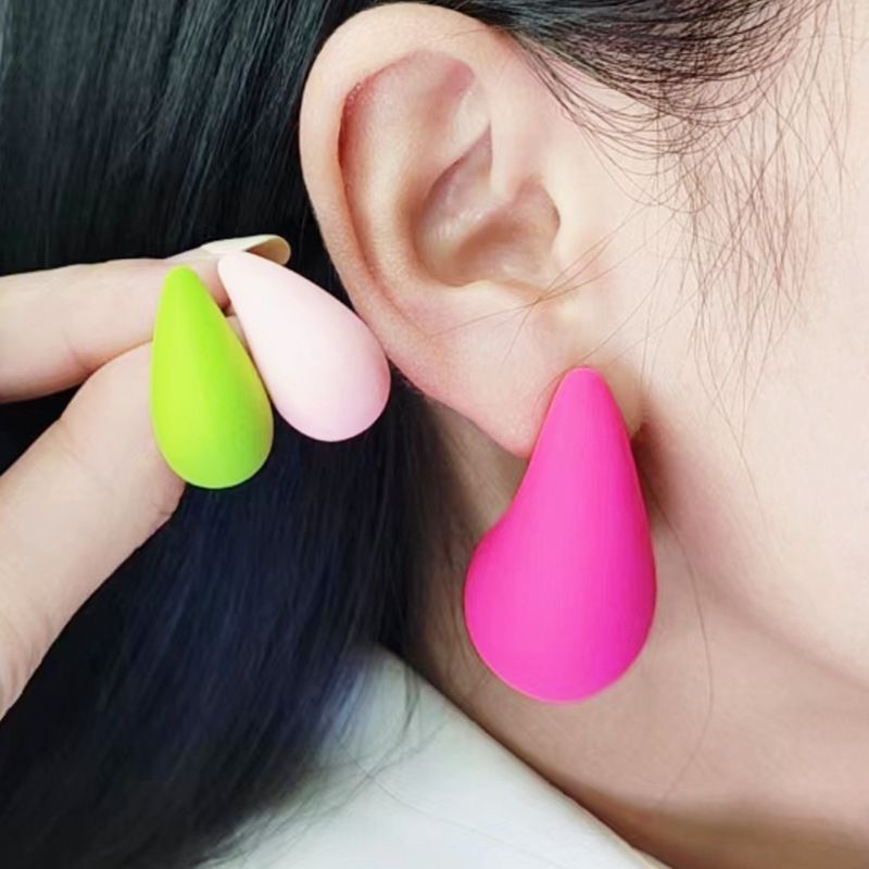 Pendientes De Gota De Agua De Acrílico