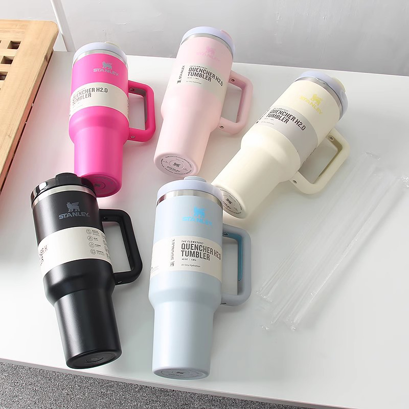 Fashion Pink Stainless Steel Large Capacity Thermos Cup