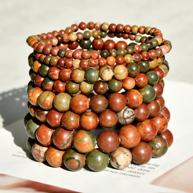 Pulsera Geométrica De Cuentas Turquesas