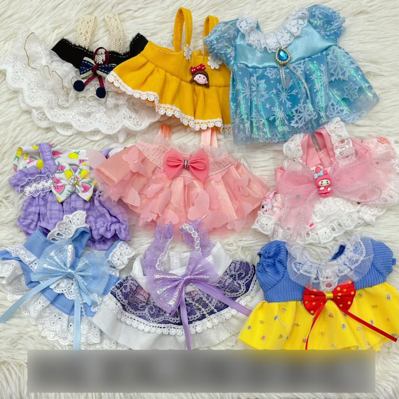 Conjunto De Ropa De Muñeca De Algodón Para Muñeca De Poliéster Dibujos Animados 20cm