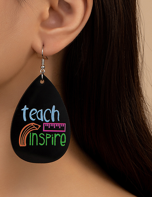 Fashion Skull Plastic Skull Print Drop Earrings