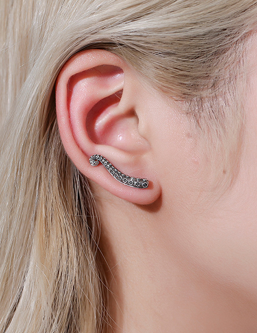 Aretes De Pulpo De Aleación
