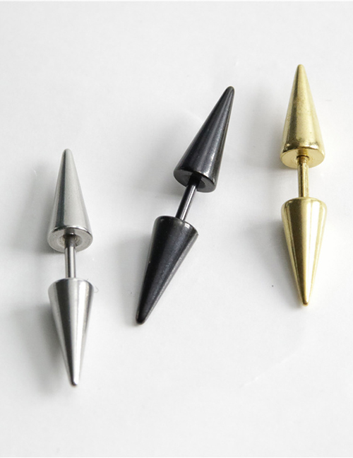 Piercing Para Pezón De Cono Puntiagudo De Acero Titanio (único)