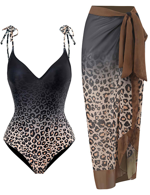 Vestido De Playa Anudado Estampado Poliéster