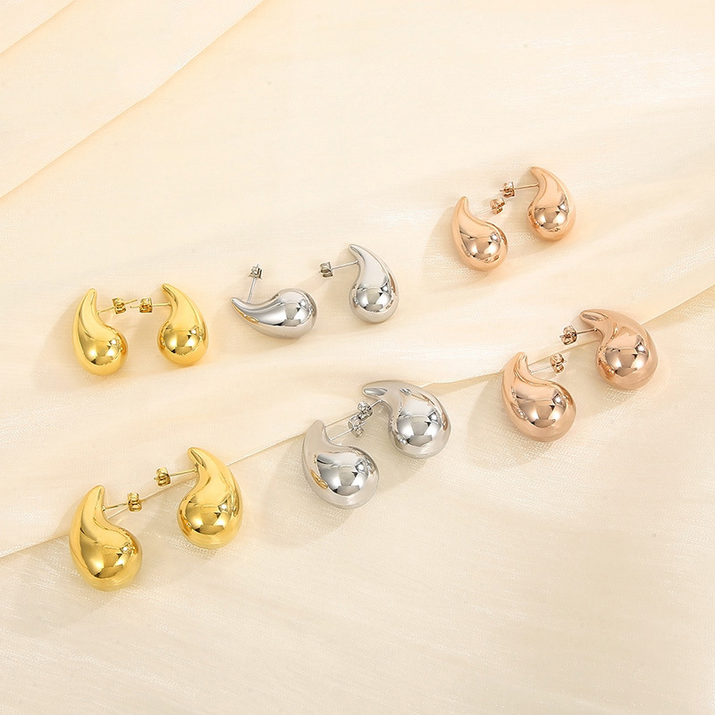 Aretes Colgantes De Acero Titanio