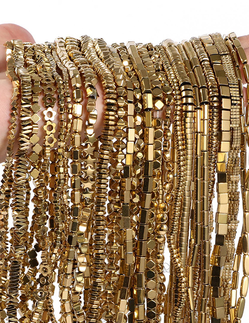 Accesorio De Collar De Pulsera Con Cuentas Geométricas