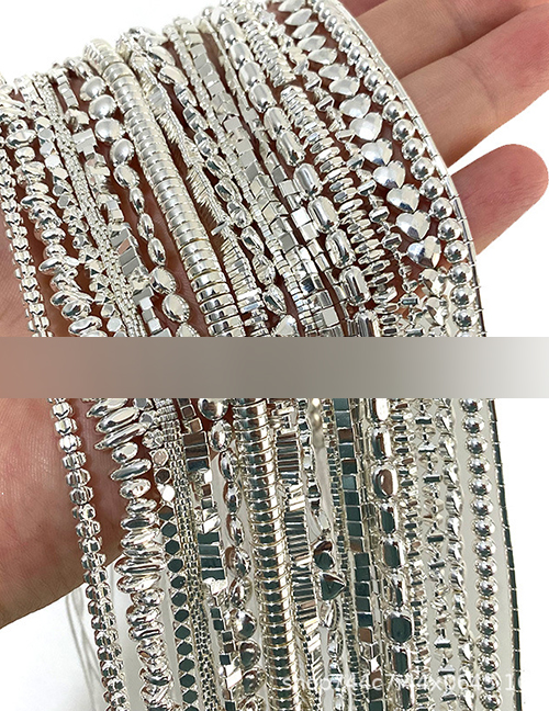 Accesorio De Pulsera Con Cuentas Geométricas