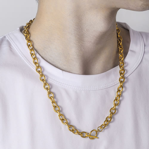 Fashion 50cm Stainless Steel Chain Necklace For Men