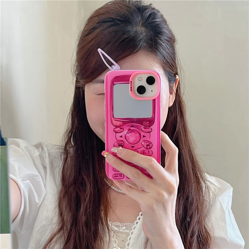 Funda Para Iphone Con Estampado De Silicona + Soporte Push-pull