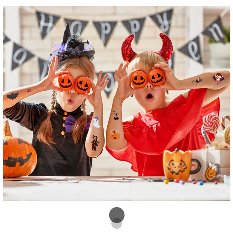 Pegatinas De Tatuaje De Cicatriz De Halloween