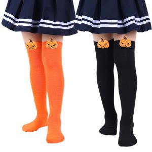 Medias De Halloween De Poliéster Con Dibujos Animados Para Niños