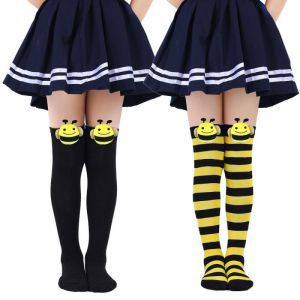 Medias De Halloween De Poliéster Con Abejas Para Niños