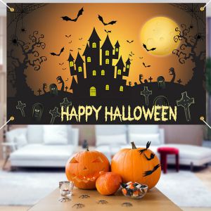 Fashion 1# Polyester Printed Background Fabric Hanging Flag