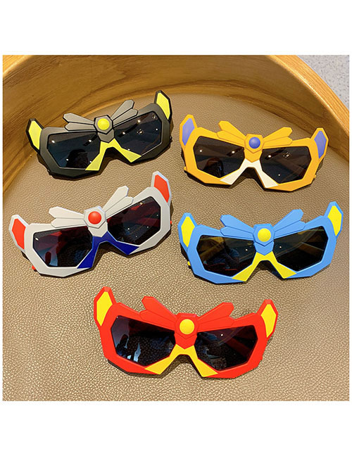 Fashion Ultraman-blue Pc Cartoon Kids Sunglasses