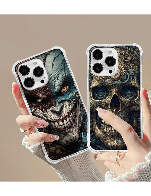 Funda Para Iphone Calavera Estampado Tpu