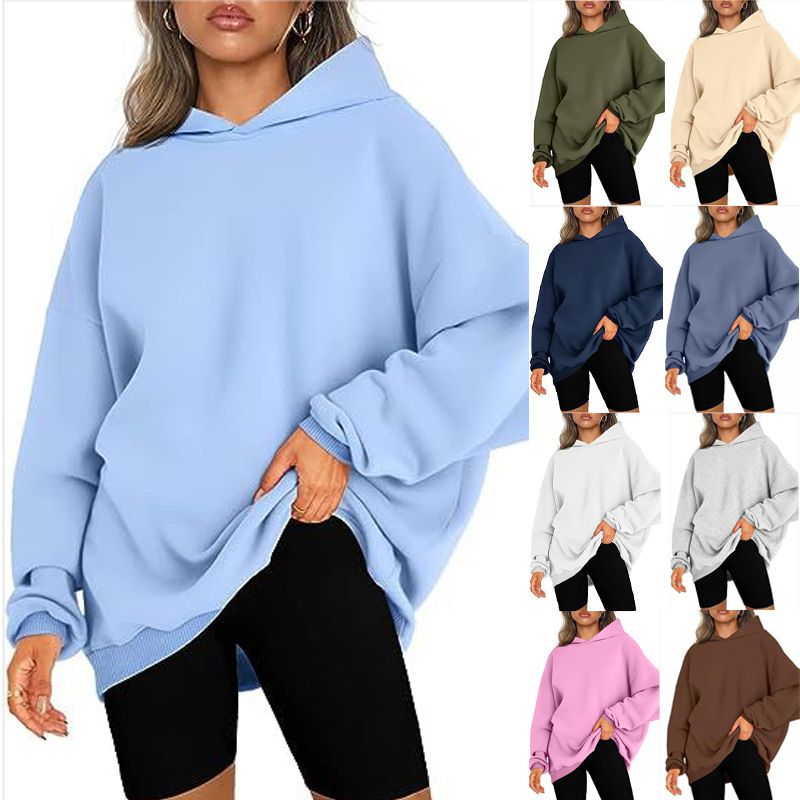 Sudadera Con Capucha De Poliéster De Color Liso