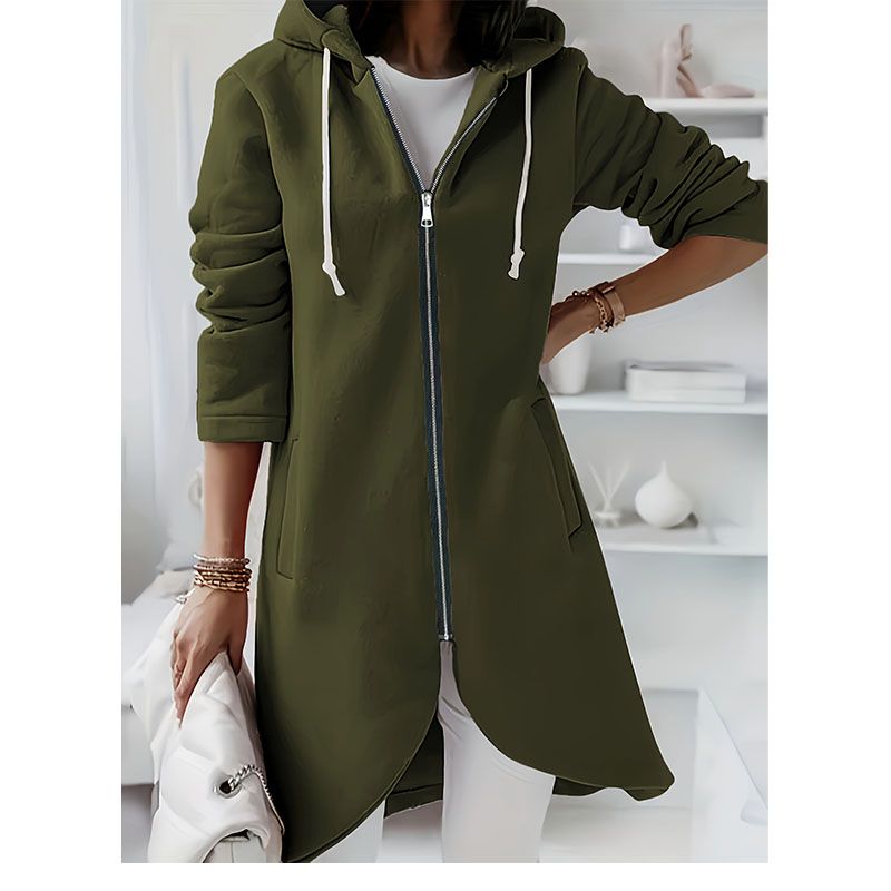 Sudadera Con Capucha Y Cremallera De Poliéster