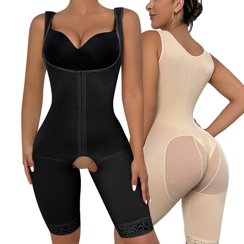 Fashion Color Nylon Breasted Tummy Control Body Shaper