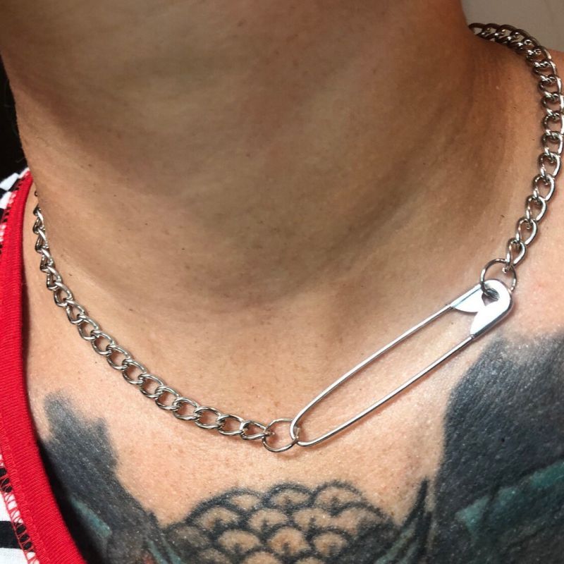 Fashion Silver Alloy Geometric Chain Necklace